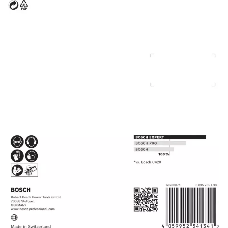 Bosch 2 608 900 808 Rotationswerkzeug-Schleif-/Schmirgelzubehör Holz Schleifblatt