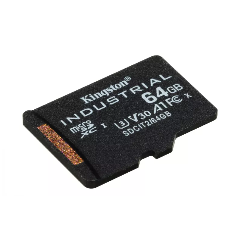 Kingston Technology 64GB microSDXC Industrial C10 A1 pSLC Card Einzelpackung ohne Adapter