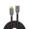Lindy 1m DisplayPort 1.4 Verlängerungskabel, Anthra Line, 1 m, DisplayPort, DisplayPort, Stecker, Buchse, 7680 x 4320 Pixel