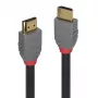 Lindy 1 m High Speed HDMI-Kabel, Anthra Line, 1 m, HDMI Typ A (Standard), HDMI Typ A (Standard), 4096 x 2160 Pixel, 18 Gbit/s, Schwarz, Grau