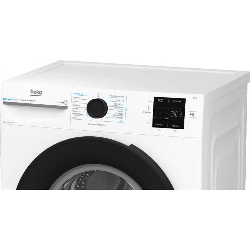 Beko b300 BM3WFU3741X Waschmaschine Frontlader 7 kg 1351 U/min Weiß