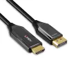Lindy 2m Aktives DisplayPort 1.4 auf HDMI 8K60 Kabel, 2 m, HDMI Typ A (Standard), DisplayPort, Stecker, Stecker, Gerade