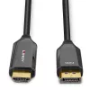 Lindy 2m Aktives DisplayPort 1.4 auf HDMI 8K60 Kabel, 2 m, HDMI Typ A (Standard), DisplayPort, Stecker, Stecker, Gerade