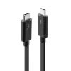 Lindy 2m Thunderbolt 3 Kabel, Passiv, Stecker, Stecker, 2 m, 20 Gbit/s, Schwarz, 4096 x 2160 Pixel