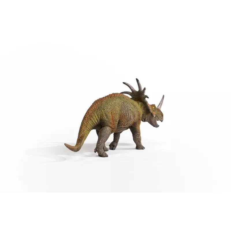 schleich Dinosaurier Styracosaurus, 4 Jahr(e), Die Erde erobern, Dinosaurier und Vulkan, Grün, Grau, Kunststoff