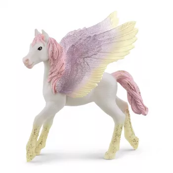 schleich BAYALA Sonnenaufgang-Pegasusfohlen, 5 Jahr(e), Einhorn / Pegasus, Einhörner & Feen, Mehrfarbig, Kunststoff
