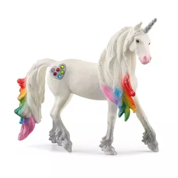 schleich BAYALA Regenbogenliebe Einhorn-Hengst, 5 Jahr(e), Einhorn / Pegasus, Einhörner & Feen, Mehrfarbig, Kunststoff