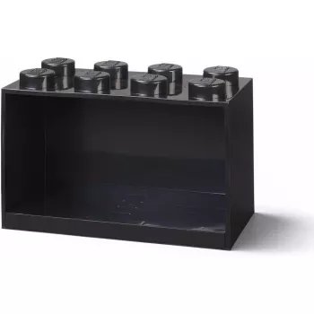 Shelf Room Copenhagen LEGO Brick 8 Shelf Schwarz, modulares Display-Regal