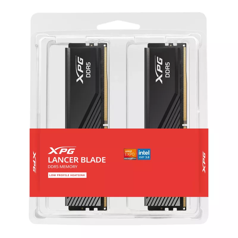 ADATA XPG Lancer DDR5-6000 64 GB (2x32 GB) Arbeitsspeicher-Kit, schwarz, AX5U6000C3032G-DCLABK