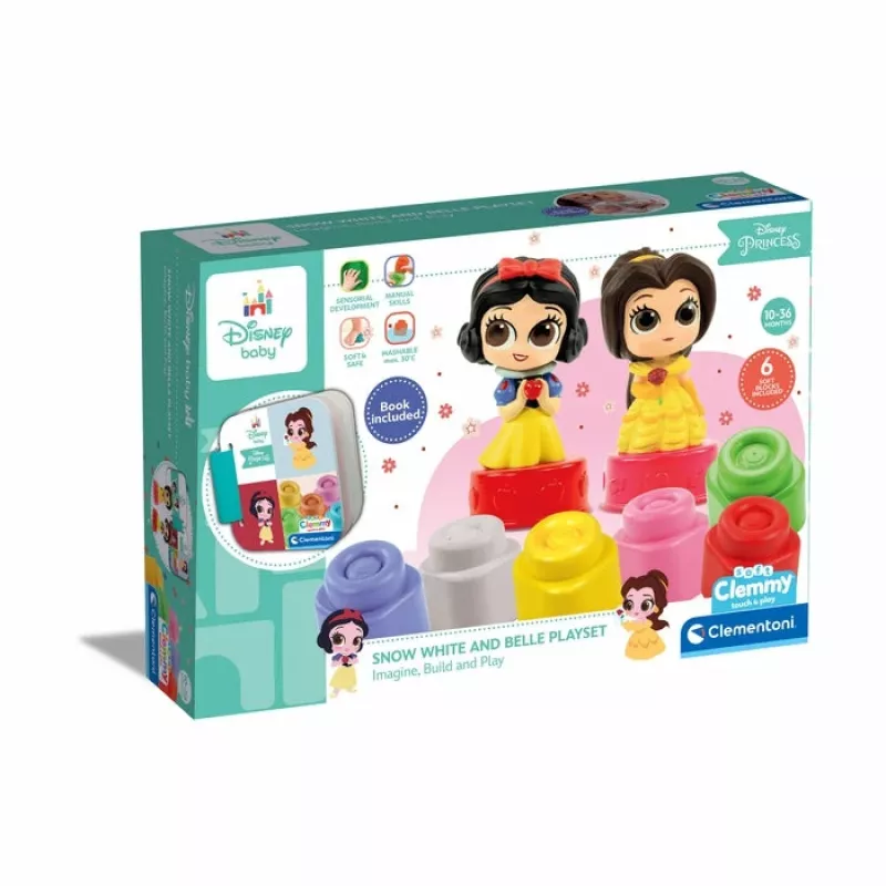 Clementoni Clemmy Disney Princess Spiel-Set, Geschicklichkeitsspiel, 17843