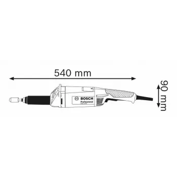 Bosch Professional GGS 18 H Geradschleifer, 1.050 W, 10 mm Spannzange (0 601 209 200)