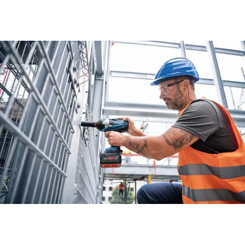 Bosch GDS 18V-1050 H Professional Akku-Schlagschrauber 18 V, 1050 Nm, 1750 U/min, 3/4" Außenvierkant, 2x ProCORE18V 5,5 Ah, L-BOXX, Blau/Schwarz