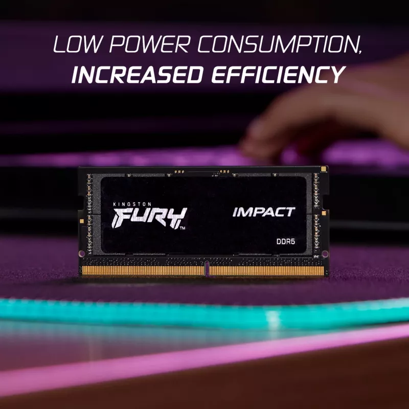 Kingston Technology FURY 32GB 6000MT/s DDR5 CL38 SODIMM (Kit of 2) Impact XMP