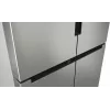 Bosch Serie 4 KFN96APEA Side-by-Side Kühl-Gefrierkombination, French Door, freistehend, 605 l (405 l + 200 l), Home Connect, Energieeffizienzklasse E, Edelstahl