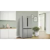 Bosch Serie 4 KFN96APEA Side-by-Side Kühl-Gefrierkombination, French Door, freistehend, 605 l (405 l + 200 l), Home Connect, Energieeffizienzklasse E, Edelstahl