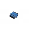 DIGITUS SC / SC Duplex-Kupplung, Farbe blau Zirkonkeramik-Hülse, Kunststoffgehäuse, Singlemode, inkl. Befestigungsmaterial