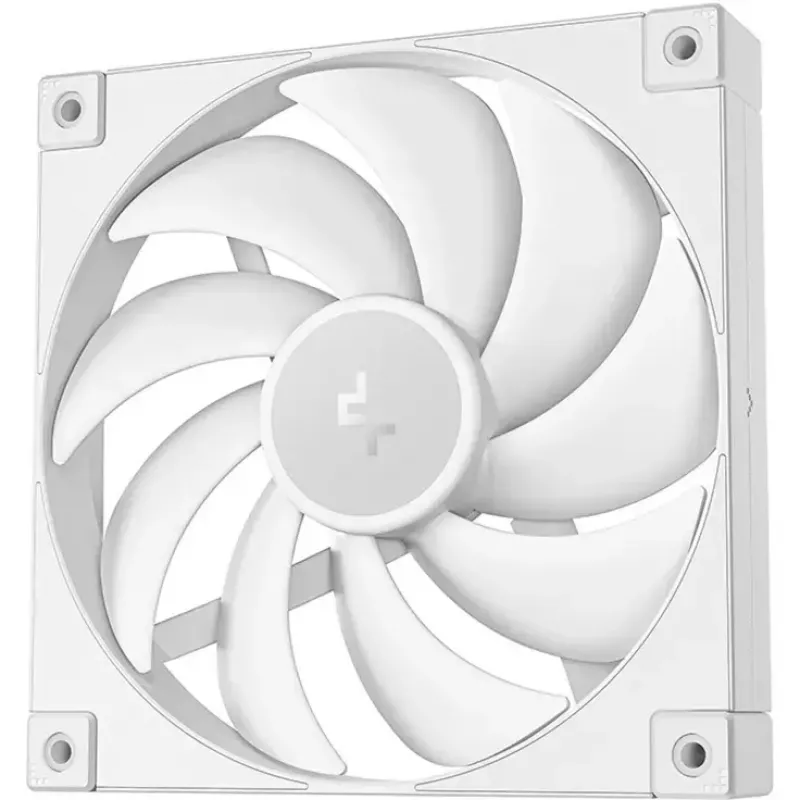 Gehäuselüfter DeepCool FD14 White 140mm 3in1 — 140 mm, weiß, 3-in-1-Anschluss