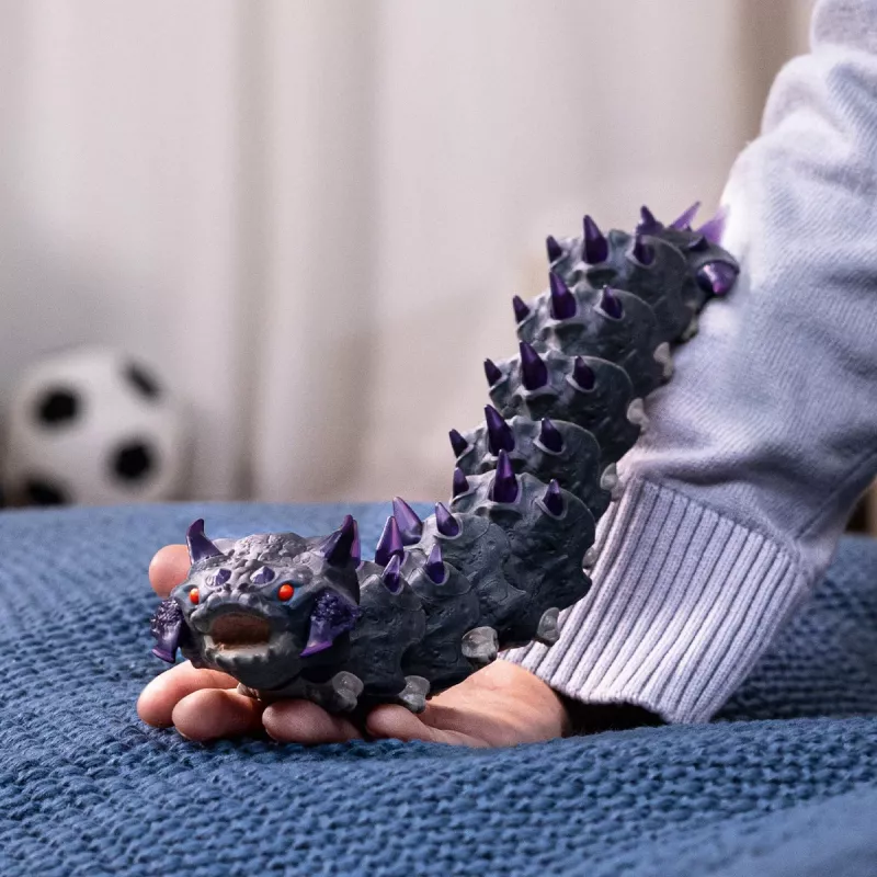 schleich ELDRADOR CREATURES Schattenwurm, 7 Jahr(e), Monster und Drachen, Schattenwelt, Mehrfarbig