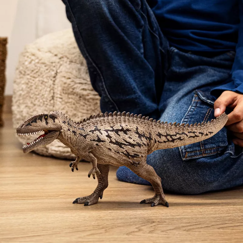 schleich Dinosaurier Carcharodontosaurus, 4 Jahr(e), Die Erde erobern, Dinosaurier und Vulkan, Mehrfarbig