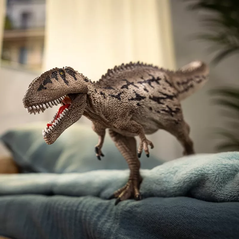 schleich Dinosaurier Carcharodontosaurus, 4 Jahr(e), Die Erde erobern, Dinosaurier und Vulkan, Mehrfarbig