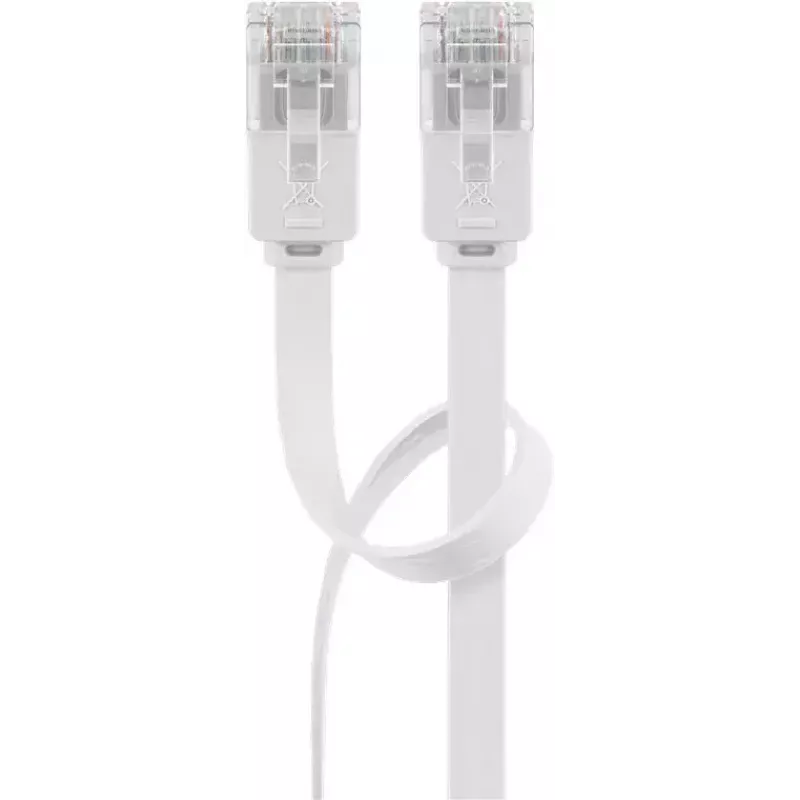 Netzwerkkabel Goobay 93358 1m Cat5e U/UTP RJ-45 Weiß