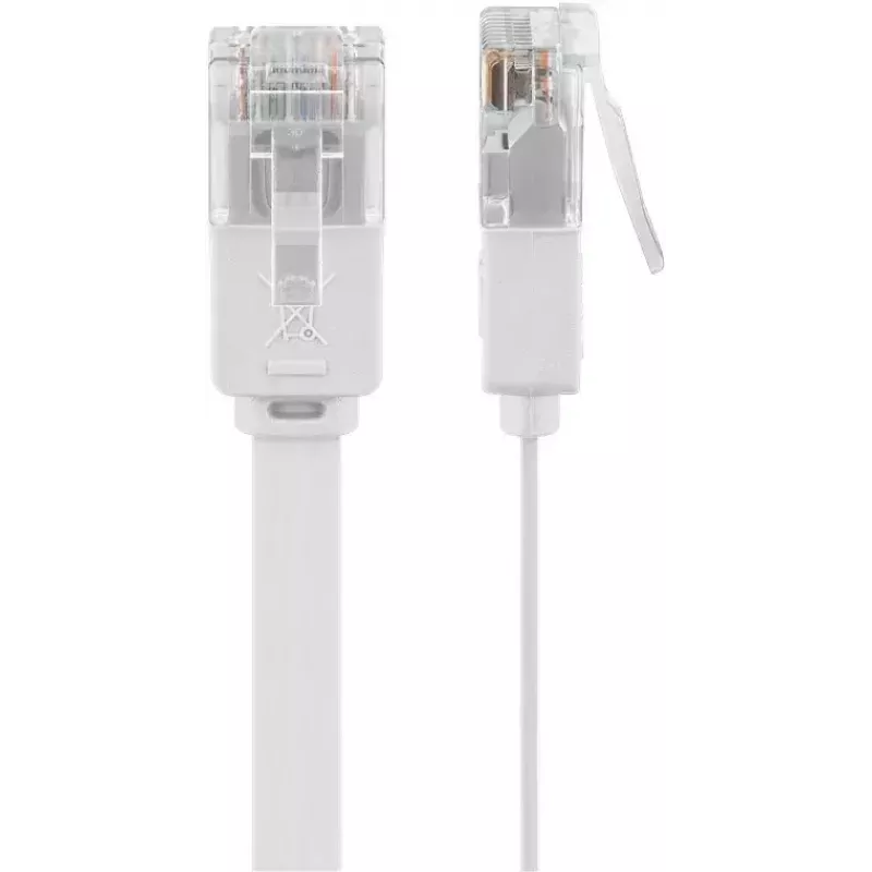 Netzwerkkabel Goobay 93358 1m Cat5e U/UTP RJ-45 Weiß