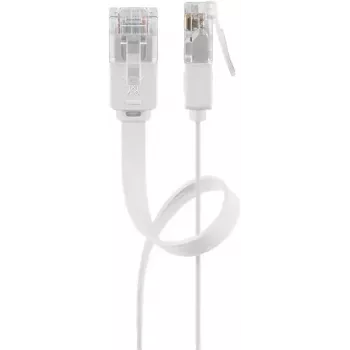 Netzwerkkabel Goobay 93358 1m Cat5e U/UTP RJ-45 Weiß