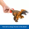 Jurassic World Rebirth Wild Roar Utahraptor Dinosaurier-Spielzeug, schwanzgesteuerter Angriffsbiss & Sound