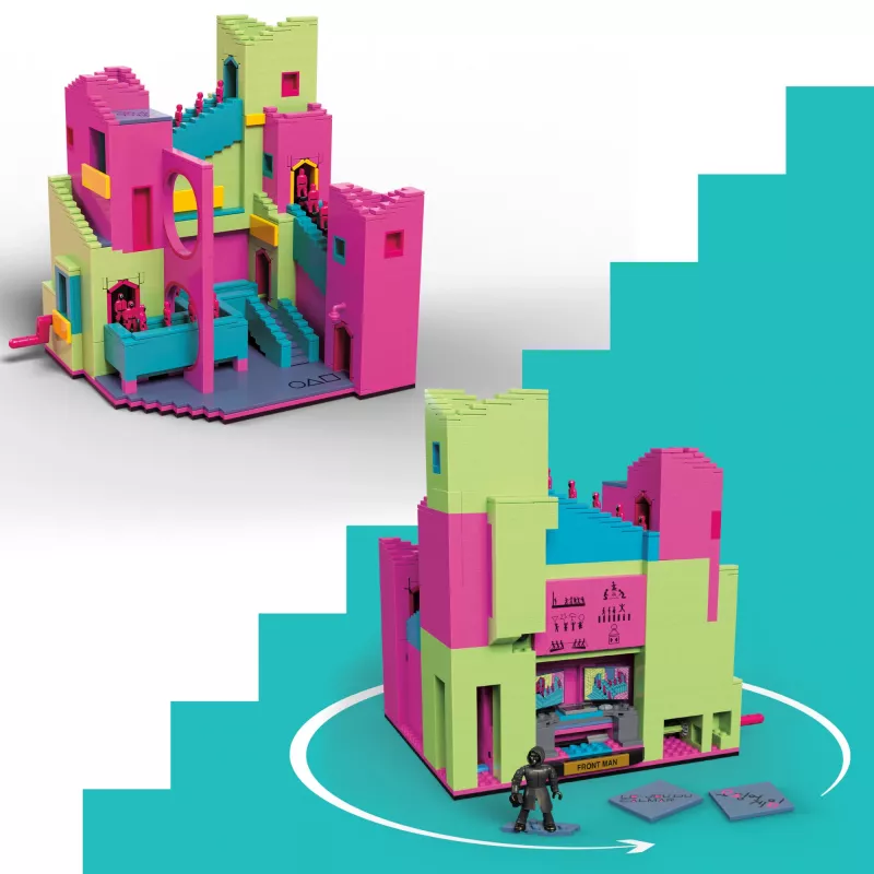 Mattel MEGA Showcase Squid Game Set HYL45 Konstruktionsspielzeug, ab 17 Jahren