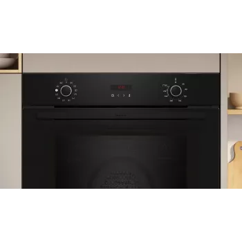 Einbau-Elektrobackofen NEFF N 30 B2CVG6AK3 — 71 l, schwarz, Drehregler, elektronische Zeitschaltuhr, A+