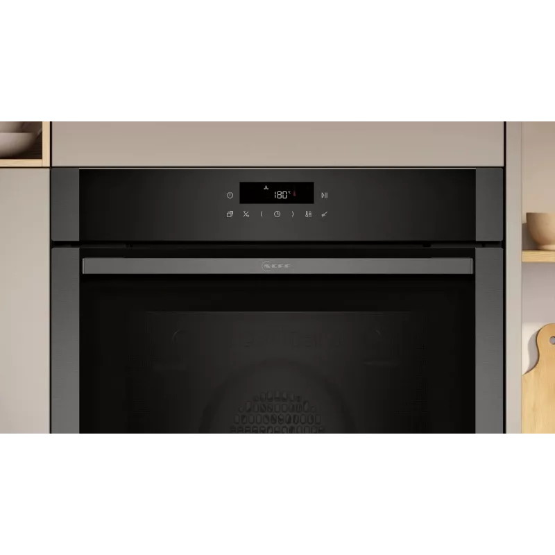 Einbau-Backofen NEFF N 50 B6ACJ7AG3 — 71 L, 3600 W, Touch-Steuerung, Graphit/Schwarz