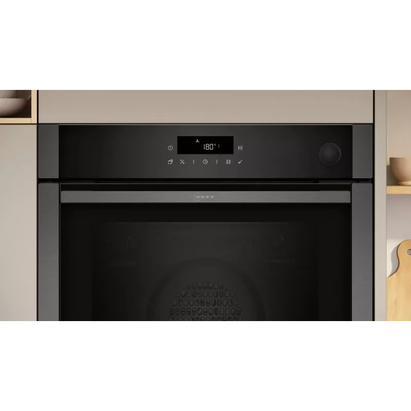 Neff N50 B6AVJ7AG3 Einbau-Elektro-Backofen, 71 l, A+, schwarz/graphit