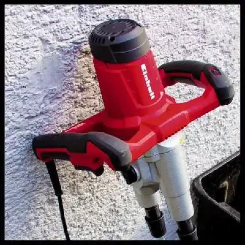 Farb- und Mörtelmischer EINHELL TE-MX 1600-2 CE Twin, 1.600 W, rot/schwarz
