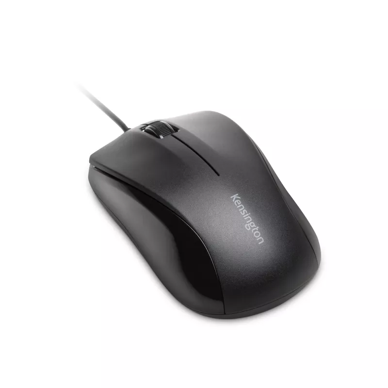 Kensington Wired ValuMouse, beidhändig, optisch, USB Typ-A, 1000 DPI, Schwarz