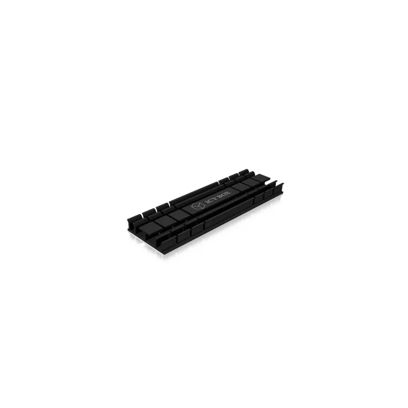 ICY BOX IB-M2HS-701 M.2 2280 SSD Kühlkörper, passiv, Aluminium, PC/PS5, Schwarz