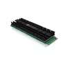 ICY BOX IB-M2HS-701 M.2 2280 SSD Kühlkörper, passiv, Aluminium, PC/PS5, Schwarz
