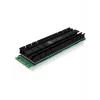 ICY BOX IB-M2HS-701 M.2 2280 SSD Kühlkörper, passiv, Aluminium, PC/PS5, Schwarz