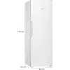 Siemens iQ300 GS33NVWEP Gefrierschrank, 225 l, Klasse E, Weiß