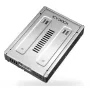 Icy Dock MB982IP-1S-1 Einbaurahmen 2,5 auf 3,5 Zoll, Silber