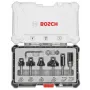 Bosch Fräser-Set, 6-teilig, 6 mm Schaft