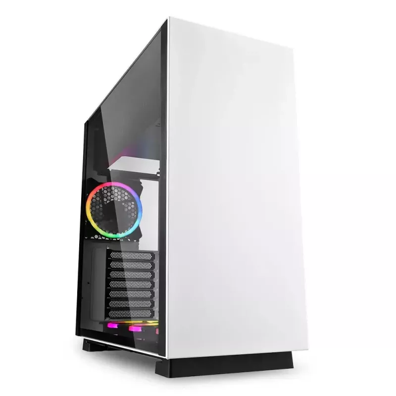 PC-Gehäuse Sharkoon Pure Steel RGB Midi Tower Weiß