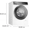Bosch WGB256A41 Waschmaschine Frontlader 10 kg 1600 U/min Weiß