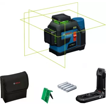 Bosch GLL 12V-100-33 CG Professional Akku-Linienlaser grün mit Halter LB 10 (0601065400)
