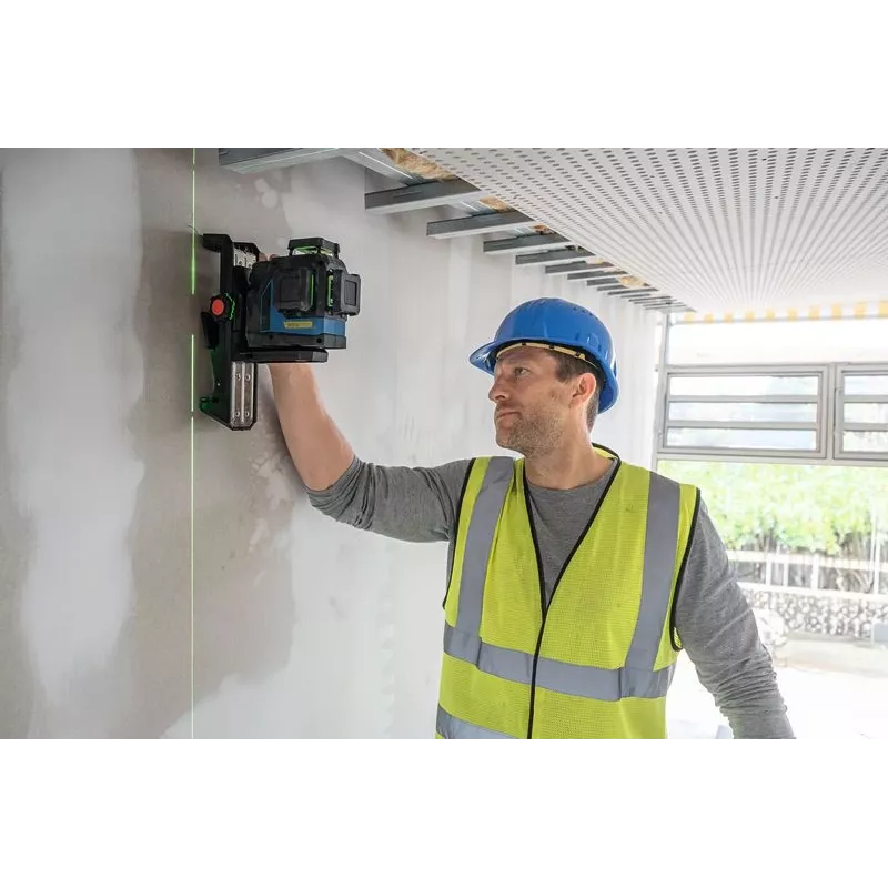Bosch GLL 12V-100-33 CG Professional Akku-Linienlaser grün mit Halter LB 10 (0601065400)