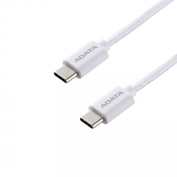 USB-C-auf-USB-C-Kabel ADATA CACC-200PN-WH, USB 2.0, 2 m, weiß