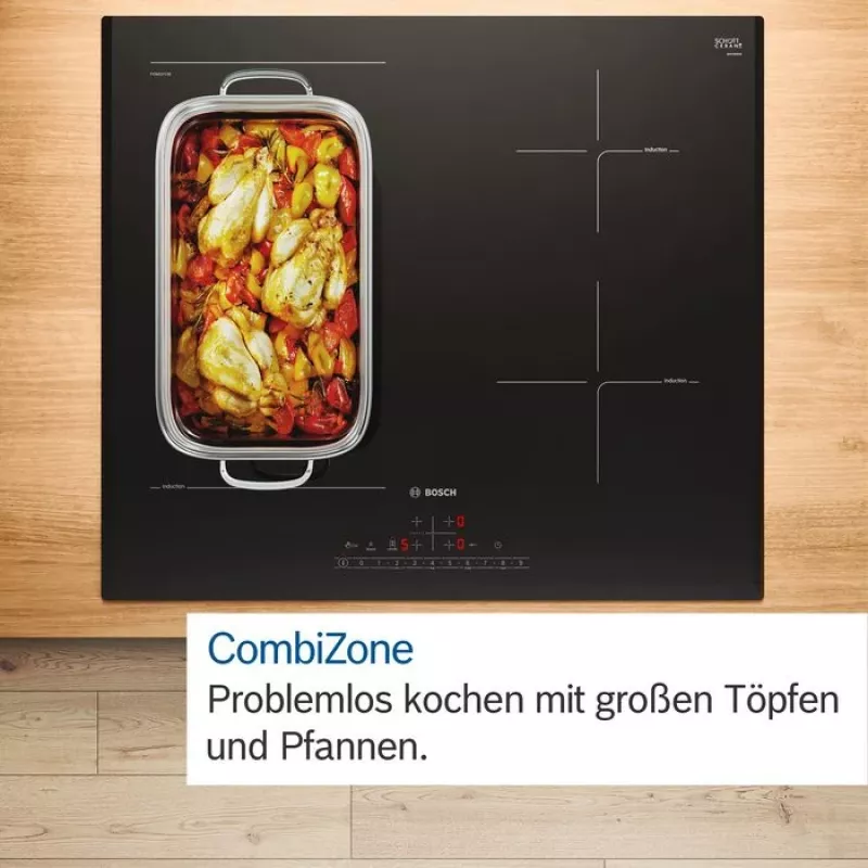 Bosch HEB517BB4 + NVS645CB6E Kochgeräte-Set Zone-Induktionskochfeld Elektro