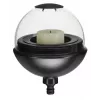 Kerzenhalter Gardena 11430-20 Schwarz Transparent Rund Stange 1 Stück