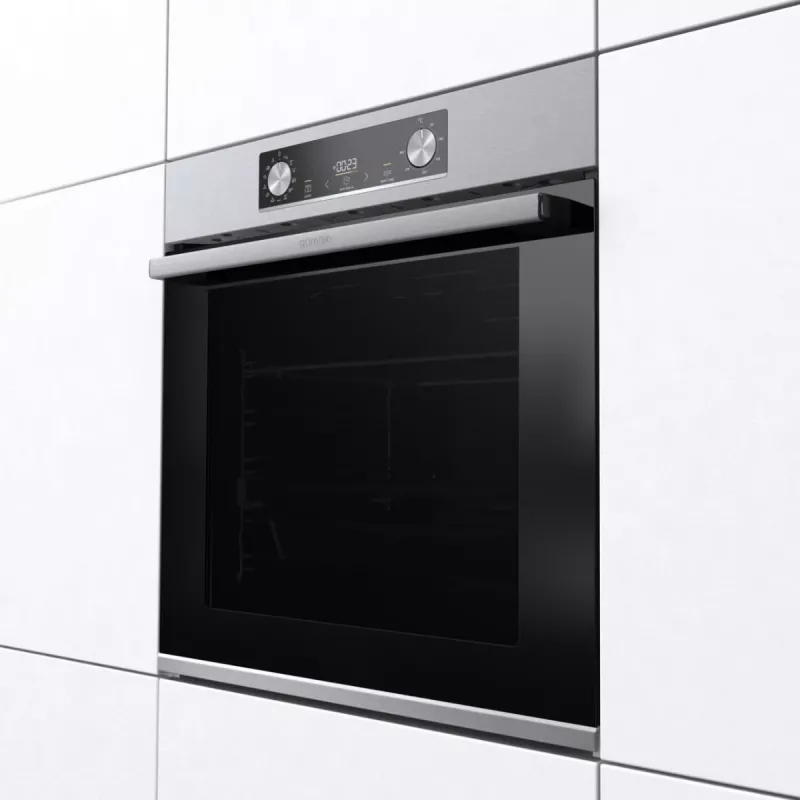 Gorenje BOS6737E13X Einbau-Elektrobackofen, 77 l, 60 cm, Energieeffizienzklasse A, Grill/Heißluft/konventionelle Beheizung, Edelstahl