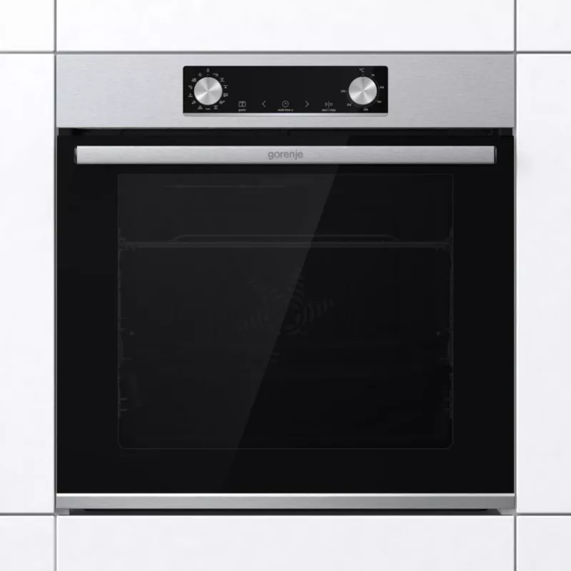 Gorenje BOS6737E13X Einbau-Elektrobackofen, 77 l, 60 cm, Energieeffizienzklasse A, Grill/Heißluft/konventionelle Beheizung, Edelstahl