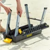 Stanley FatMax FMST81083-1 Werkzeugbox mit Tritt, Kunststoff, 30 kg Tragelast, schwarz/gelb